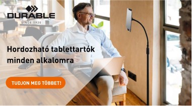 TWIST, a DURABLE új tablet-és okostelefon tartója