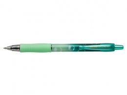 Zseléstoll, 0,32 mm, nyomógombos, PILOT "G-2 Green Bubble", kék